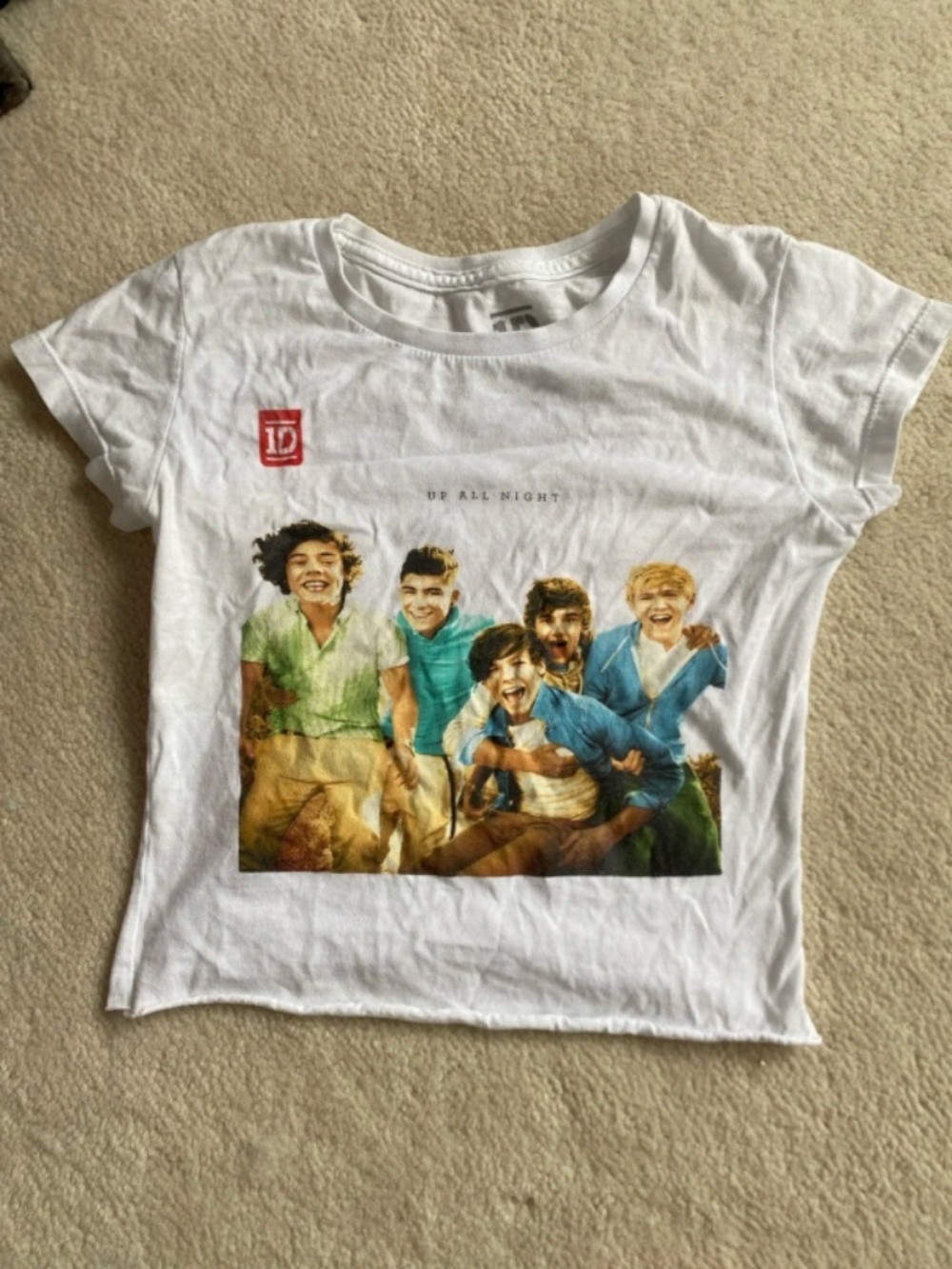 One Direction White Up All Night Band Tee